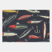 魚釣り ラッピングペーパーシート (正面)