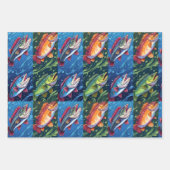 魚釣り ラッピングペーパーシート (正面2)