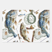 魚釣り ラッピングペーパーシート (正面)