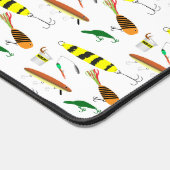 魚釣り・ルアーの「魚釣りになりたい」と語る デスクマット (コーナー)