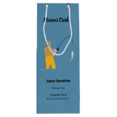 魚釣り ワインギフトバッグ (裏面)