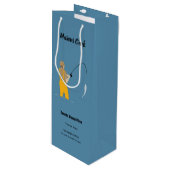 魚釣り ワインギフトバッグ (正面アングル)