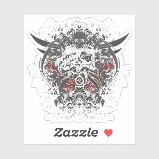 魚釣り – 入れ墨と魚釣り シール (シート)