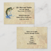 魚釣り 名刺 (正面/裏面)