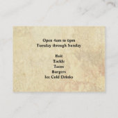 魚釣り 名刺 (裏面)