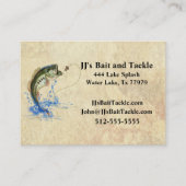 魚釣り 名刺 (正面)