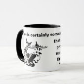 魚釣り – 平和と平感じ穏 マグカップ (正面左)