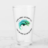 魚釣り:最大の… -魚釣りビール タンブラーグラス (正面)