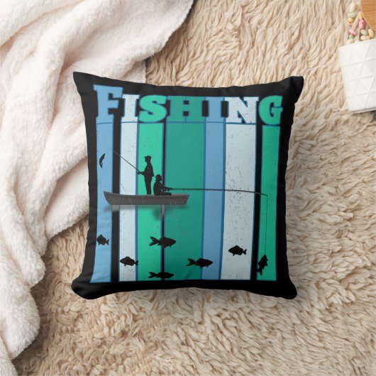 魚釣り |最高の魚釣り クッション (ブランケット)