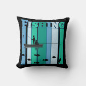 魚釣り |最高の魚釣り クッション (正面)