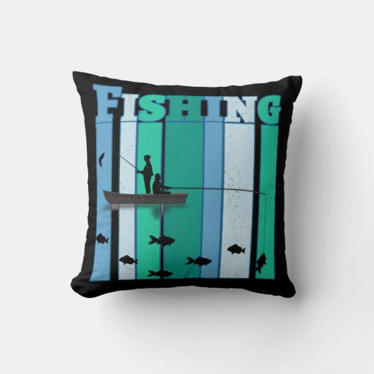 魚釣り |最高の魚釣り クッション (正面)