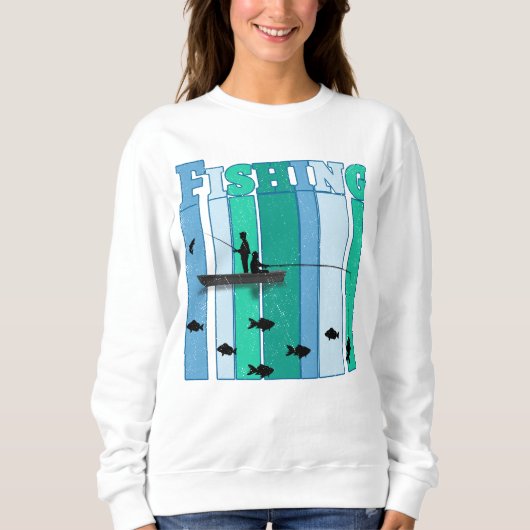 魚釣り |最高の魚釣り スウェットシャツ (正面)