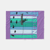 魚釣り |最高の魚釣り フリースブランケット (正面(横))