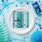 魚釣り |最高の魚釣り ペーパープレート (パーティー)