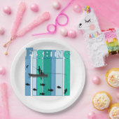 魚釣り |最高の魚釣り ペーパープレート (パーティー)