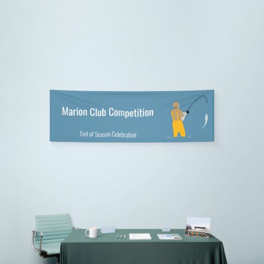 魚釣り 横断幕 (トレードショー)