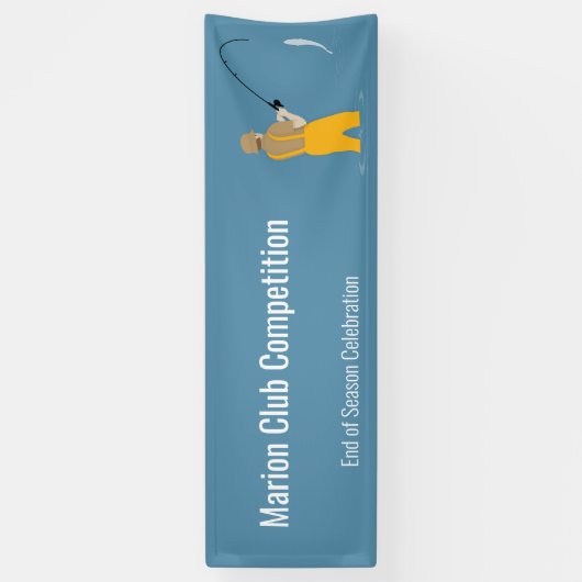 魚釣り 横断幕 (縦)