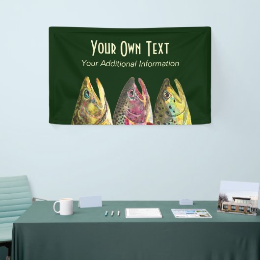 魚釣り 横断幕 (トレードショー)