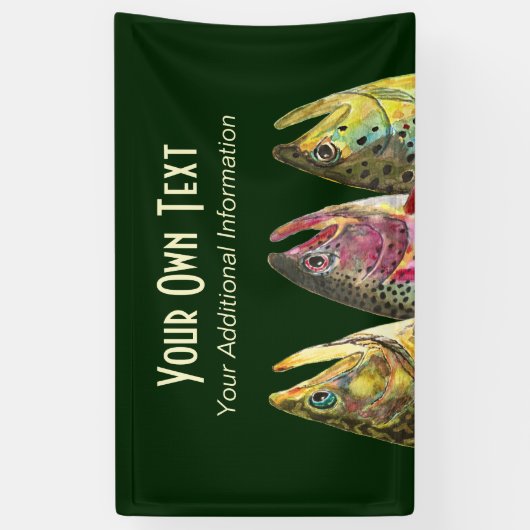 魚釣り 横断幕 (縦)