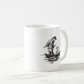 魚釣り:永遠の絆 コーヒーマグカップ (正面右)