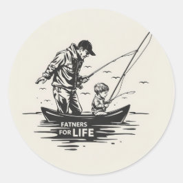 魚釣り：永遠の絆 ラウンドシール