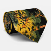 魚釣り：甲斐国唐灯 ネクタイ (ロール)