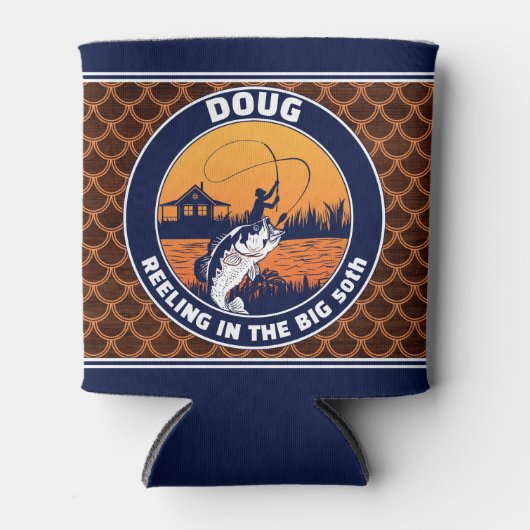 魚釣り 缶クーラー (正面)