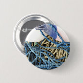 魚釣り 缶バッジ (正面&裏面)