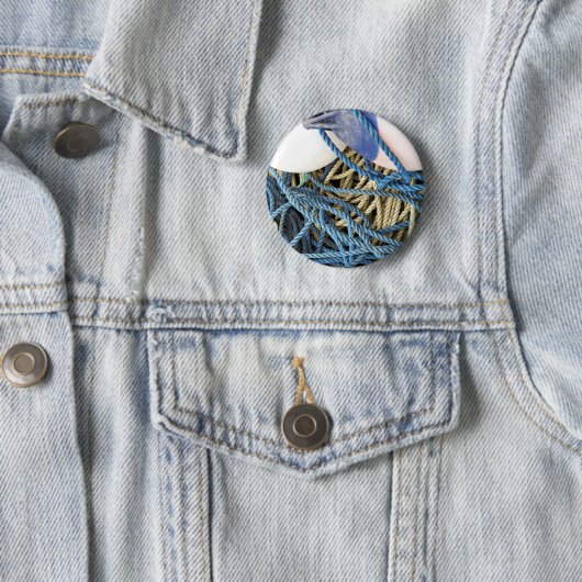 魚釣り 缶バッジ (インサイチュ)