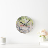 魚釣り, 1909 ラウンド壁時計 (ホーム)