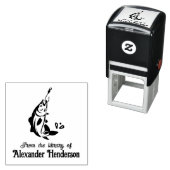 魚釣り: Fish on a Hook Libraryブック名 セルフインキングスタンプ (インサイチュ)