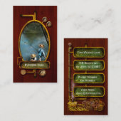 魚釣り- God Fishin' - 1940 名刺 (正面/裏面)