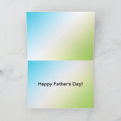 魚釣り- Happy Father's Day Card カード (内部)