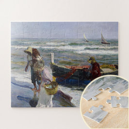 魚釣り、Joaquin Sorolla y Bastidaからの復帰 ジグソーパズル