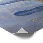 魚釣り、Joaquin Sorolla y Bastidaからの復帰 ポスター (角)