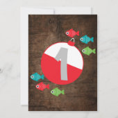 魚釣り、O-Fish-aly-One誕生日 招待状 (裏面)