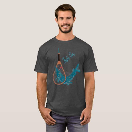 魚釣り Tシャツ (正面フル)