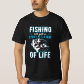 魚釣り Tシャツ (正面)