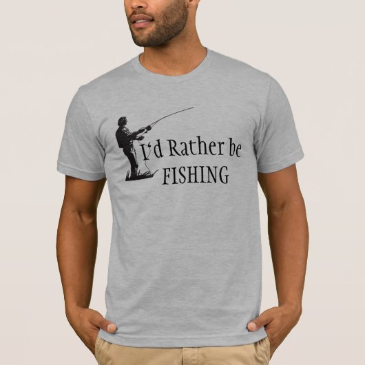魚釣り Tシャツ (正面)