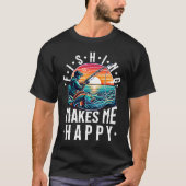 魚釣り Tシャツ (正面)