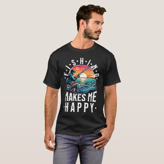 魚釣り Tシャツ (正面フル)