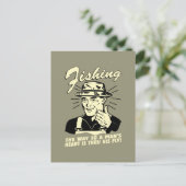 魚釣り: Thru His Fly ポストカード (スタンド正面)