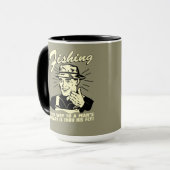 魚釣り: Thru His Fly マグカップ (正面左)