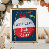 魚釣りO-FISH-ally誕生日へようこそ ポスター