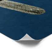 魚釣りO-FISH-ally誕生日へようこそ ポスター (角)