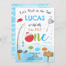 魚釣りO-Fish-Ally 1st誕生日招待状