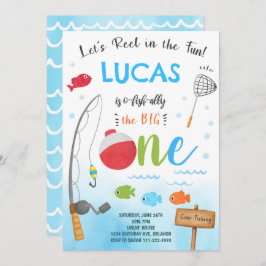魚釣りO-Fish-Ally 1st誕生日招待状 招待状