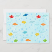 魚釣りO-fish-ally ONE誕生日招待状 招待状 (裏面)