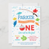 魚釣りO-fish-ally ONE誕生日招待状 招待状 (正面)