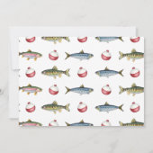 魚釣りO-Fish-Ally One Boy誕生日写真 サンキューカード (裏面)